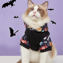 Load image into Gallery viewer, Halloween Print Pet Hoodie Sweatshirt
