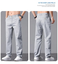 Load image into Gallery viewer, Stretch Cotton Straight Golf Trousers
