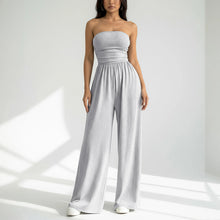 Load image into Gallery viewer, Strapless Wide Leg Casual Jumpsuit
