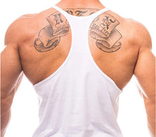 Load image into Gallery viewer, Gym T-shirts Muscle Men's Clothes Workout Fitness Shirt Singlets Tank Top Vest Man Sportswear Muscular Bodybuilding Stringer
