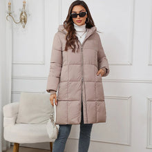 Load image into Gallery viewer, Hooded Quilted Winter Long Parka
