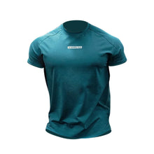 Load image into Gallery viewer, Men's Gym T Shirts Quick Dry Short Sleeve Summer Sports T-shirt Elastic Fitness Workout Tops Casual Bodybuilding Athletic Tee
