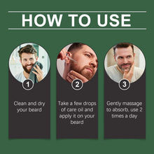 Load image into Gallery viewer, Men Beard Nourishing Oil Trim Care Reduce Loss Strengthen Soften Prevent Frizz Improve Nourish Promote Regrowth Beard Growth Oil
