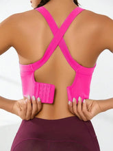 Load image into Gallery viewer, Sports and Beautiful Back Bra Set, Cross-Back Sports Bra, No Chest Pad, Adjustable Size, and Can Be Worn Inside Normally
