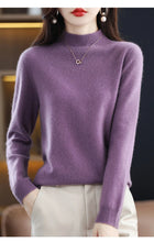 Load image into Gallery viewer, Merino Wool Mock Neck Pullover
