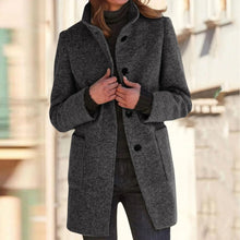 Load image into Gallery viewer, Womens Wool Cardigan Coats With Pockets Ladies Lapel Long Jacket Coat Fashion Solid Casual Winter Jackets for Women Plus Coat
