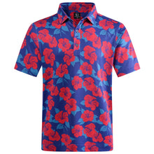 Load image into Gallery viewer, Hawaiian Print Streetwear Polo Shirt
