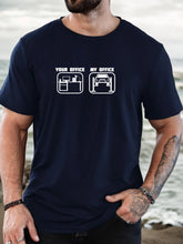 Load image into Gallery viewer, Men's T-Shirt 100% Cotton Summer Casual Soft Creative Letter Print Round Neck Breathable Short Sleeve T-Shirts 2025 New Tees
