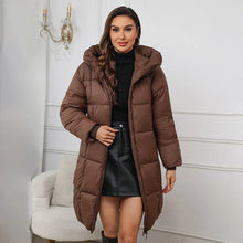 Load image into Gallery viewer, Hooded Quilted Winter Long Parka
