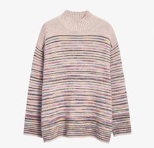 Load image into Gallery viewer, Floral Jacquard Knit Pullover Sweater
