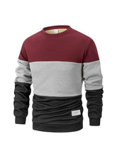 Load image into Gallery viewer, Thick Patchwork Knit Pullover
