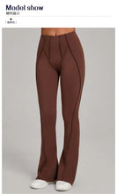 Load image into Gallery viewer, Gym Workout Women's Wide-Leg Tight-Fitting Hip-Lifting Yoga Flared Pants Dance High-Waist Flared Casual Outdoors Sports Trousers
