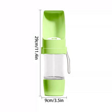 Load image into Gallery viewer, Portable Travel Pets Dog Water Bottle with Storage Food and Water Container Dog Cat Outdoor Pet Water Cup Bottle for Puppy
