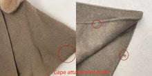 Load image into Gallery viewer, Hooded Fur Trim Wool Coat
