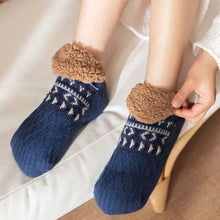 Load image into Gallery viewer, Plush Winter Home Floor Socks
