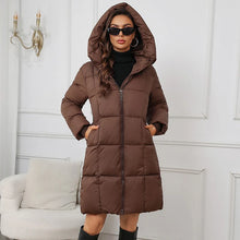 Load image into Gallery viewer, Hooded Quilted Winter Long Parka
