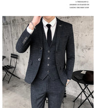 Load image into Gallery viewer, Refined Slim Wedding Suit Set

