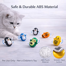 Load image into Gallery viewer, 10pcs Cat Rolling Toy for Indoor Use. Self-rolling Cat Toy. No Batteries Required. Random Designs. Lightweight Cat Puzzle Toy.
