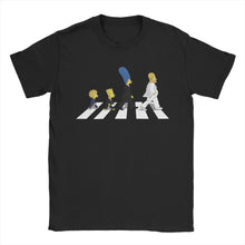 Load image into Gallery viewer, Simpson T Shirts Men's  100% Cotton Vintage T-Shirts O Neck  Tee Shirt Short Sleeve Clothes 6XL
