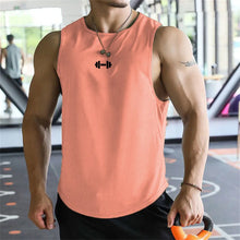 Load image into Gallery viewer, Summer Men's Tank Top Fitness Training Clothing Quick-drying Loose Bodybuilding Sleeveless Shirt Men Fashion Basketball Vest
