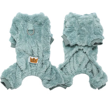 Load image into Gallery viewer, Pet Dog Clothes Cozy Soft Fleece Puppy Cat Jumpsuit For Small Medium Dogs Cats Winter Warm Clothes With Elasicity Yorkshire Pug
