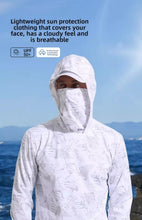 Load image into Gallery viewer, Hooded Design Fishing Shirt Summer Mask Lightweight Material Hooded Fishing Clothes Performance Fabric Outdoor Hoodie
