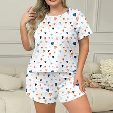 Load image into Gallery viewer, Plus Size Printed Pajama Set
