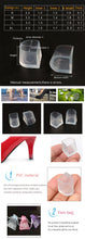 Load image into Gallery viewer, High Heels Includes Non-slip Latino Dance Heels Includes Shoe Cleaning Kit Cap Heels Silicone Cleats
