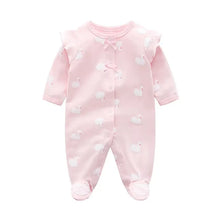 Load image into Gallery viewer, Sweet Striped Baby Girl Romper

