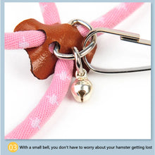 Load image into Gallery viewer, Small Animal Pet Leash Adjustable Soft Set Bird Mouse Hamster Ferret Pigskin Strap Bite Resistant Leash Guinea Pig Accessories
