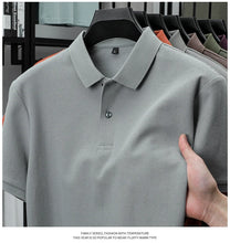 Load image into Gallery viewer, Men's 100% Cotton Polo Shirt - Summer Casual Breathable Tee,19 Colors,Ideal for Golf and Sports,Business Casual,Silk-Like Finish
