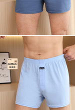 Load image into Gallery viewer, 100% Cotton Men Pajama Shorts Summer Solid Elastic Waist Short Pants Casual Breathable 3D Crotch Bottoms Sleepwear pijama hombre
