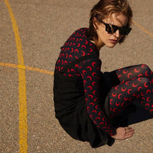Load image into Gallery viewer, Women Jumpsuit Y2K Streetwear Moon Print Jumpsuit Elastic Long Sleeve Round Neck Autumn Sexy Fashion Bodysuit
