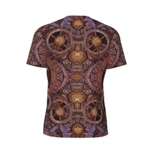 Load image into Gallery viewer, Gym T Shirt For Men Steampunk Design T-Shirts Fashion Wonderful Clockwork Vintage Summer Tees O Neck Streetwear Design Tops
