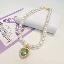 Load image into Gallery viewer, Adjustable Pet Pearl Necklace Accessories for Cats Gotas Animals Fashion Rhinestones Sphynx Cat Collar Kitten Dog collier chat
