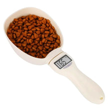 Load image into Gallery viewer, Pet Food Measuring Scoop Electronic Dog Cat Food Measuring Cup Digital Spoon Scale Kitchen Food Scale with LED Display
