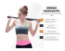 Load image into Gallery viewer, Sports Bra High Stretch Breathable Tops Fitness Women Padded for Running Yoga Gym Crop Bra Gradient Sports Bra for Workout Tops
