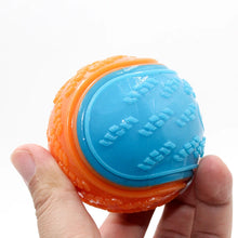 Load image into Gallery viewer, Dogs  Interactive Toys Soft TPR Toys for Dog Pet Teeth Cleaning Bite Resistance Squeaky Dog Ball Toy
