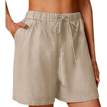 Load image into Gallery viewer, Loose Cotton Linen Summer Shorts
