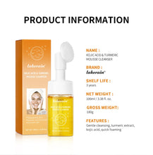 Load image into Gallery viewer, Turmeric Kojic Acid Cleansing Mousse
