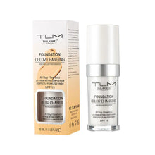 Load image into Gallery viewer, Foundation Color Changing Makeup Base Nude Face Full Cover Matte Concealer Long Lasting Make Up Liquid Foundation Cream 30ml
