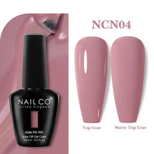 Load image into Gallery viewer, NAILCO 333 Colors Gel Nail Polish Semi Permanent Varnishes Nails Art Design Hybrid Soak Off Top Base Coat UV Gel Manicure 15ml
