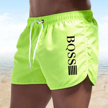 Load image into Gallery viewer, Summer Shorts Men Fast Drying Swim Shorts Breathable Net Fast Drying Surf Beach Pants Men's Fitness Pants Elastic Waist Shorts
