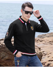 Load image into Gallery viewer, Thick Cotton Embroidered Polo Shirt
