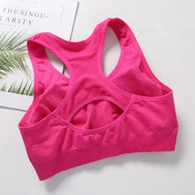 Load image into Gallery viewer, Women Sports Bra Top Push Up Fitness Bra Underwear Sport Tops Breathable Running Vest Gym Active Bras Seamless Yoga Bra
