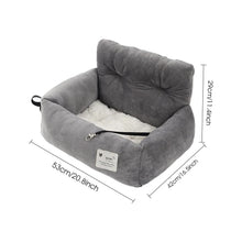 Load image into Gallery viewer, Dog Car Seat Pet Travel Booster Seat with Handle Dog Safety Car Seat Dog Car Bed Dual-Use for Car and Home Travel Carrier Bed
