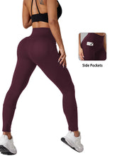 Load image into Gallery viewer, Women's Super Soft Leggings with Pockets, High Waisted Tummy Control for Yoga Workout and Casual Lounge Wear Comfort
