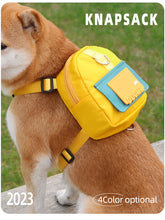 Load image into Gallery viewer, Waterproof Pet Backpack For Dogs Puppy Bag With Harness Collar Outdoor Travel Dog Snacks Backpack French Bulldog Dog Accessories
