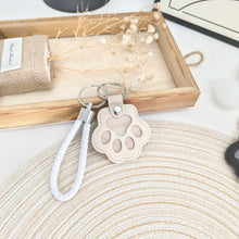 Load image into Gallery viewer, PU Leather Pet Hair Storage Bag Multi-Functional Portable Keychain Pet Memorial Keychain Keepsake Hair Storage for Pet Lovers
