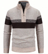 Load image into Gallery viewer, Zippered Fleece Turtleneck Sweater
